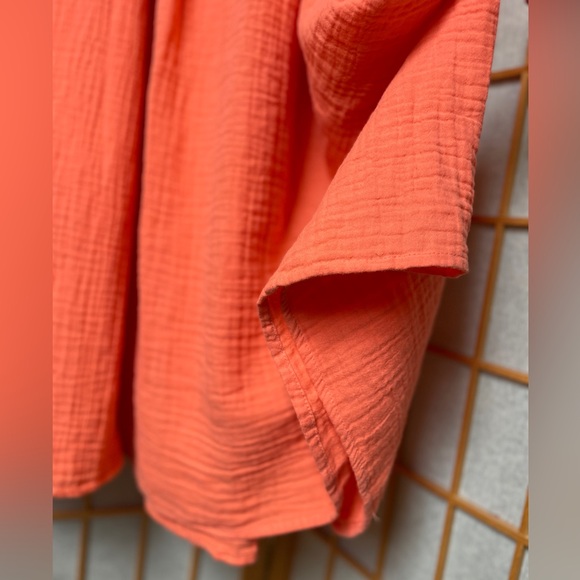 NWT Aerie Pool-To-Party Tie Back Maxi Dress in Picante Orange XS - Picture 7 of 11